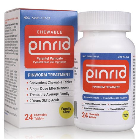 Pin Rid | Pinworm Treatment | Pyrantel Pamoate 250 mg