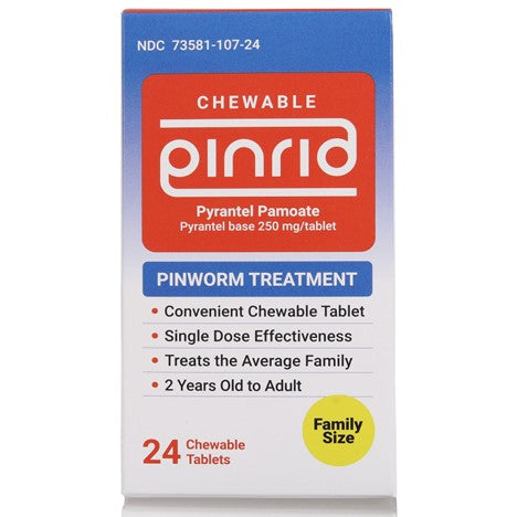 Pin Rid | Pinworm Treatment | Pyrantel Pamoate 250 mg