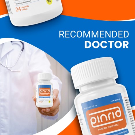 Pin Rid | Pinworm Treatment | Pyrantel Pamoate 250 mg